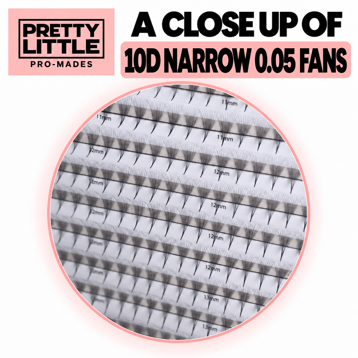 NARROW 10D 0.05 Pro-Made Fan Book (1000 Fans)