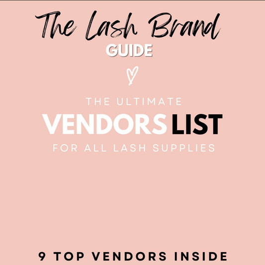 Lash Extension Suppliers/Vendors List - Start your own Brand