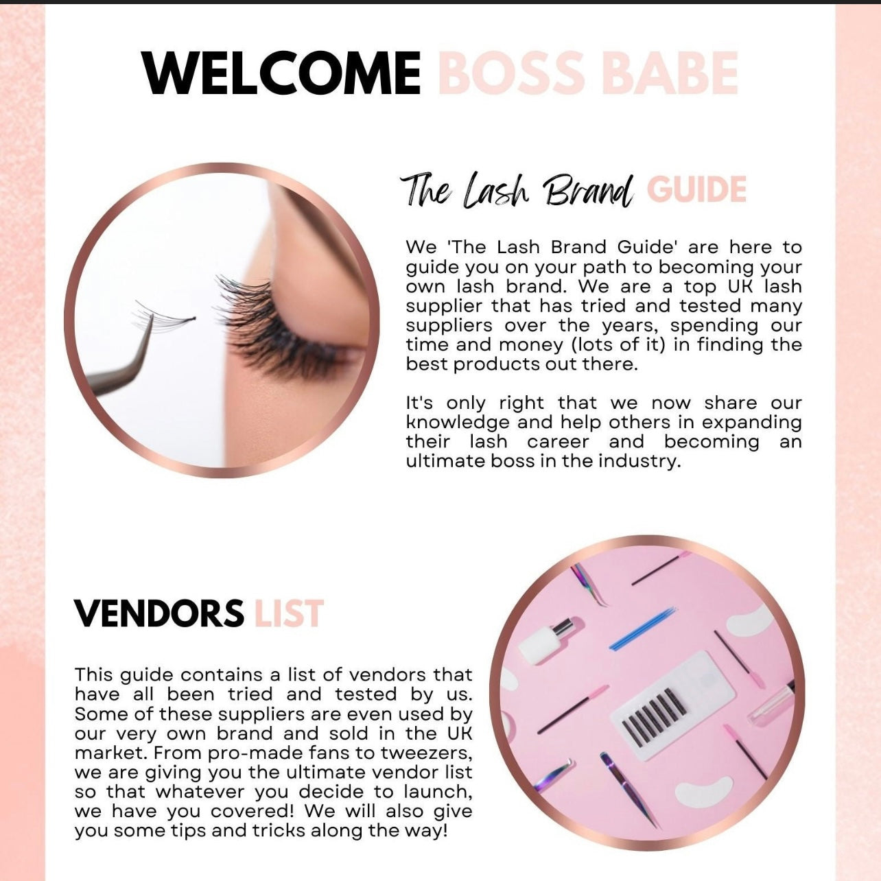 Lash Extension Suppliers/Vendors List - Start your own Brand